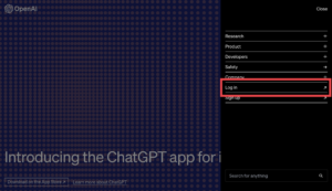 ChatGPT画面イメージ